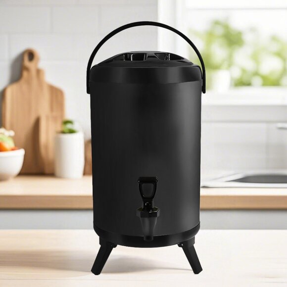 SOGA 10L Stainless Steel Milk Tea Barrel - Picture 1 of 8